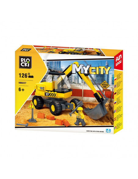 Blocki My City, Excavator, 126 piese,ROB-KB0227