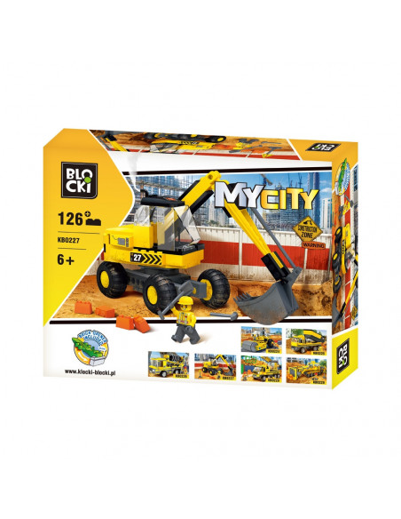 Blocki My City, Excavator, 126 piese,ROB-KB0227