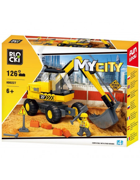 Blocki My City, Excavator, 126 piese,ROB-KB0227