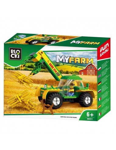 Blocki My Farm, Tractor cu incarcator,ROB-KB0311