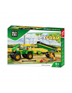 Blocki My Farm, Tractor cu remorca,ROB-KB0313