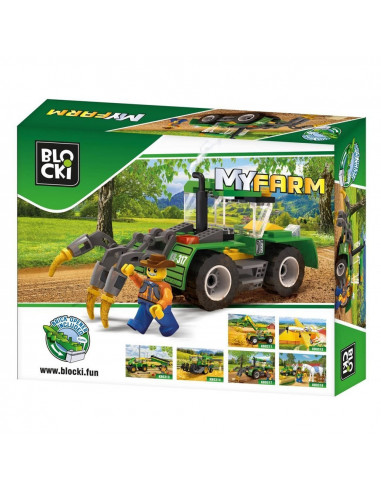 Blocki My Farm, Tractor cu plug,ROB-KB0317
