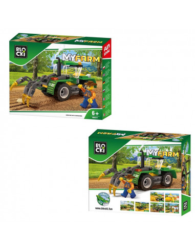 Blocki My Farm, Tractor cu plug,ROB-KB0317