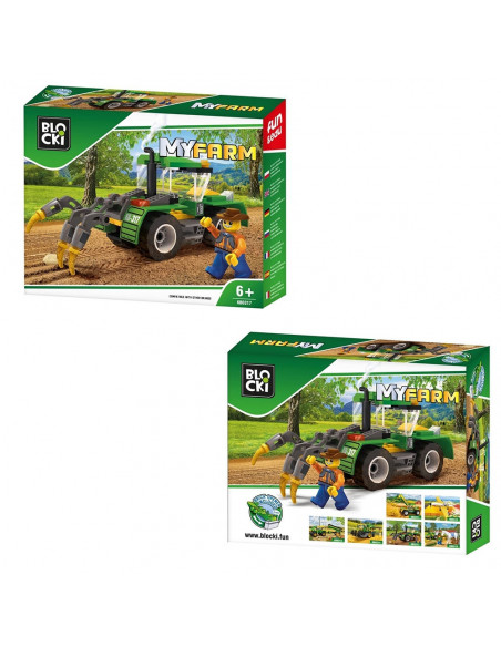 Blocki My Farm, Tractor cu plug,ROB-KB0317