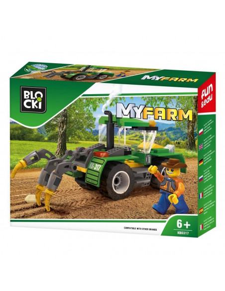 Blocki My Farm, Tractor cu plug,ROB-KB0317