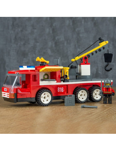 Blocki My Fire Brigade, Masina de pompieri, 188 piese,ROB-KB0816