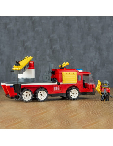 Blocki My Fire Brigade, Masina de pompieri, 188 piese,ROB-KB0816