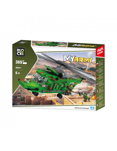 Blocki My Army, Elicopter armata, 369 piese,ROB-KB0917