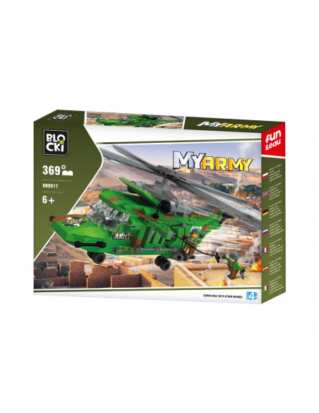 Blocki My Army, Elicopter armata, 369 piese,ROB-KB0917