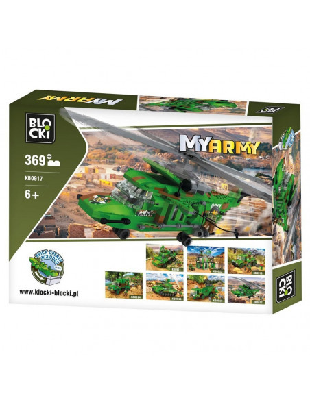 Blocki My Army, Elicopter armata, 369 piese,ROB-KB0917