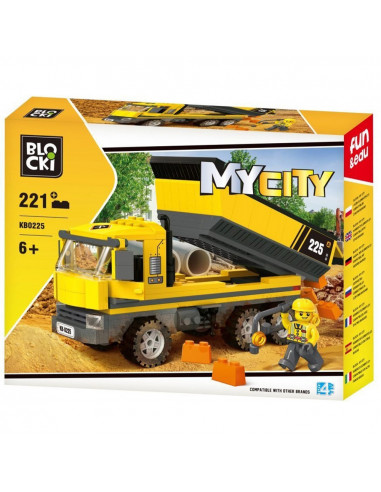 Blocki My City, Camion cu bena, 221 piese,ROB-KB0225