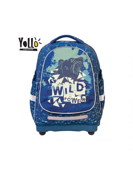 Ghiozdan anatomic WILD POWER, 38 cm - YOLLO,YL029