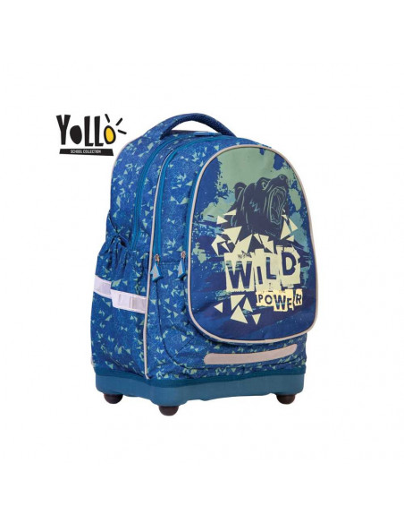 Ghiozdan anatomic WILD POWER, 38 cm - YOLLO,YL029