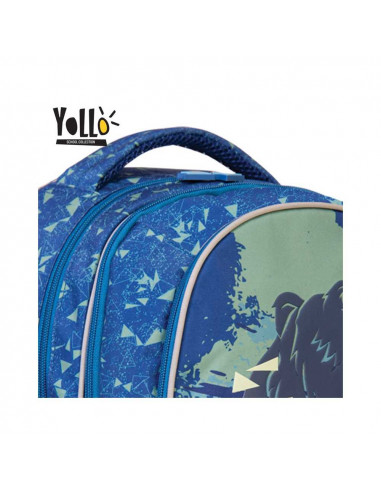 Ghiozdan anatomic WILD POWER, 38 cm - YOLLO,YL029