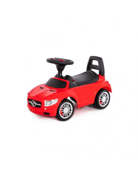 Masinuta - Supercar, rosie, fara pedale, 66x28.5x30 cm