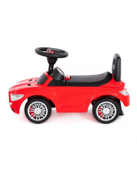 Masinuta - Supercar, rosie, fara pedale, 66x28.5x30 cm