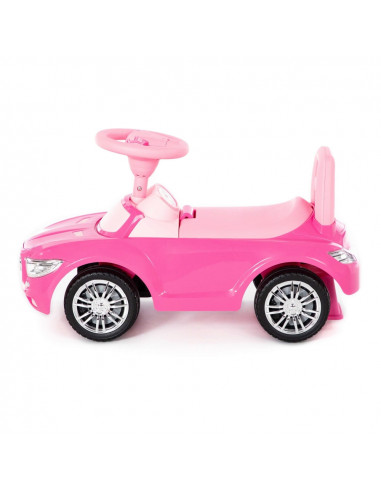 Masinuta - Supercar, roz, fara pedale, 66x28.5x30 cm