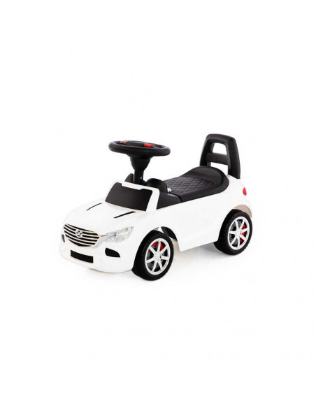 Masinuta - Supercar, alba, fara pedale, 66x28.5x30 cm