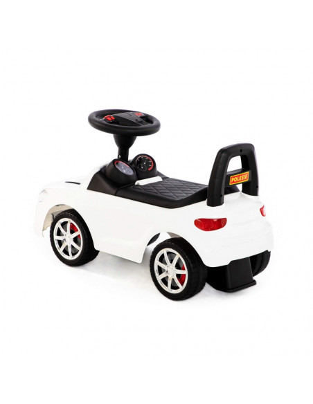 Masinuta - Supercar, alba, fara pedale, 66x28.5x30 cm