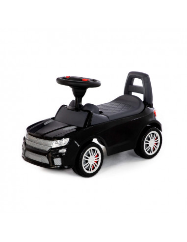 Masinuta - Supercar, neagra, fara pedale, 66x28.5x30 cm