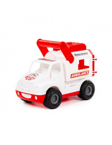 Ambulanta ConsTruck cu grip, 24x14x18 cm, Wader,ROB-0490