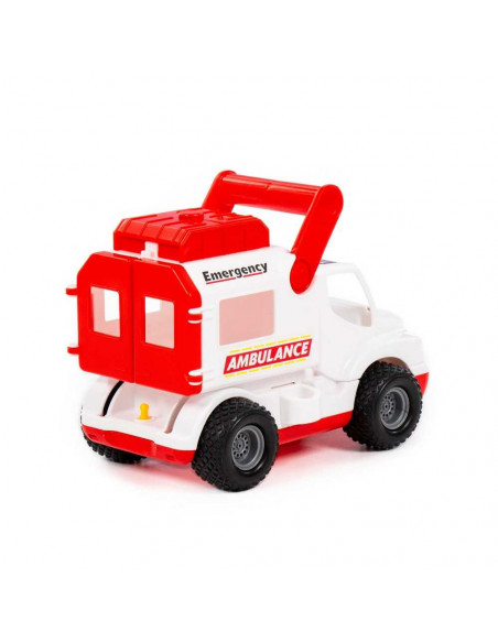 Ambulanta ConsTruck cu grip, 24x14x18 cm, Wader,ROB-0490