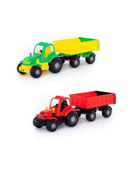 Tractor cu remorca - Hardy, 44x13x14 cm, Polesie,ROB-44792