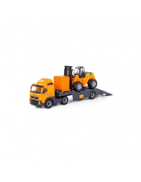 Trailer+stivuitor+palet cuburi - Volvo PowerTruck, 89x19x25