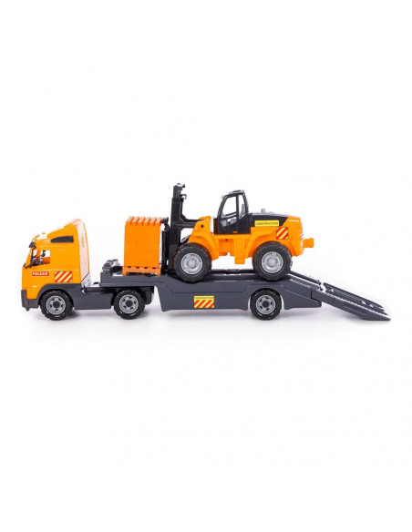 Trailer+stivuitor+palet cuburi - Volvo PowerTruck, 89x19x25