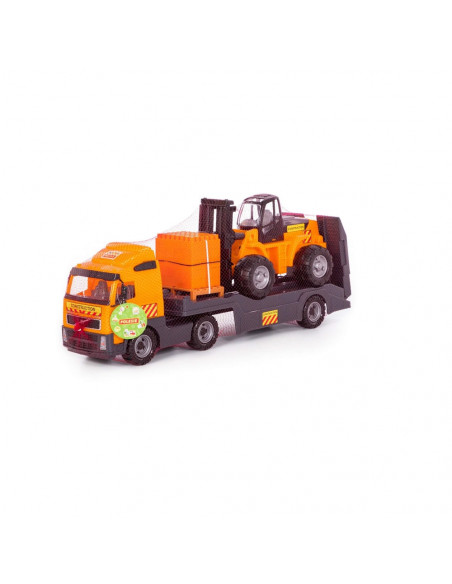 Trailer+stivuitor+palet cuburi - Volvo PowerTruck, 89x19x25