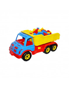 Camion plastic 60 cm + 80 cuburi - ROBENTOYS,ROB-16011