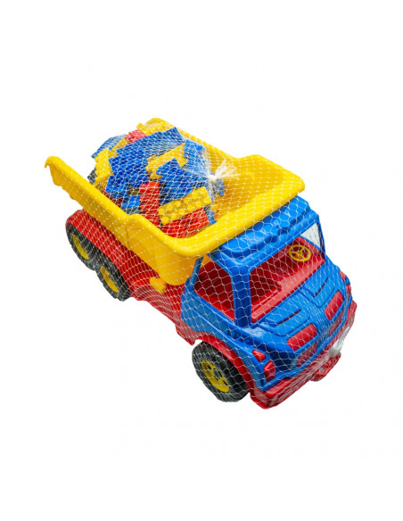 Camion plastic 60 cm + 80 cuburi - ROBENTOYS,ROB-16011