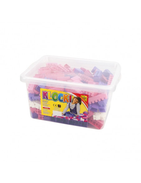 Cuburi constructii 300 piese/cutie, 28 mm, pentru fetite -