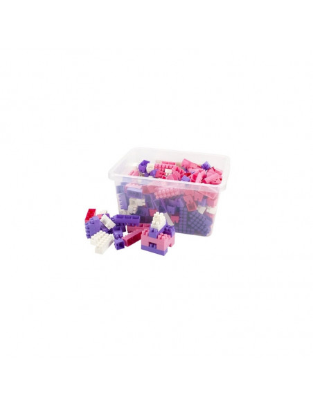 Cuburi constructii 300 piese/cutie, 28 mm, pentru fetite -