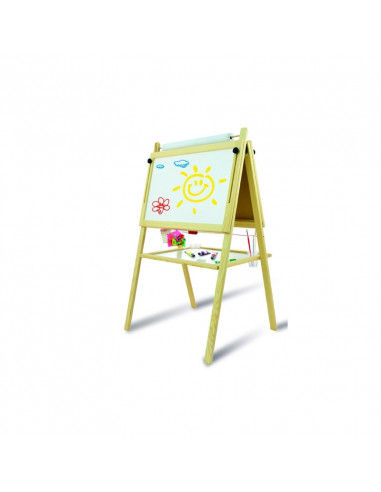 Tablita de lemn magnetica /ajustabila/ 2 fete/115cm + suport +