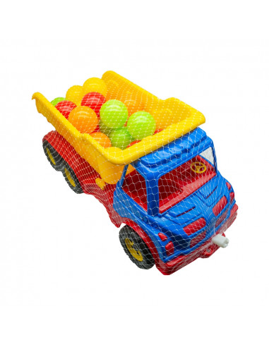 Camion plastic 60 cm + mingiute - ROBENTOYS,ROB-16012
