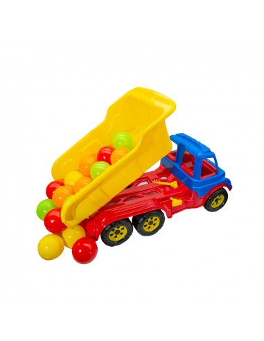 Camion plastic 60 cm + mingiute - ROBENTOYS,ROB-16012