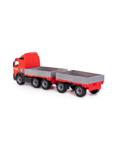 Camion cu remorca - Volvo PowerTruck, 77x19x25 cm