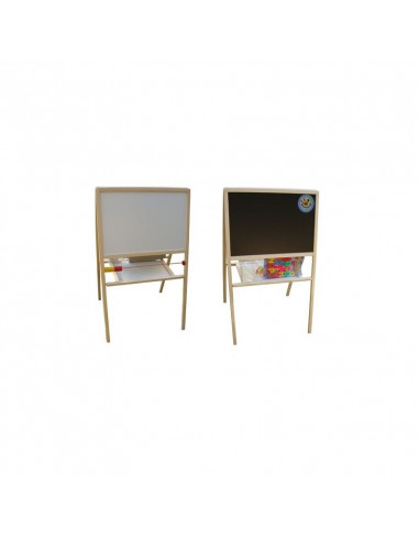 Tablita lemn magnetica/ajustabila/2 fete/ 90 cm + suport +