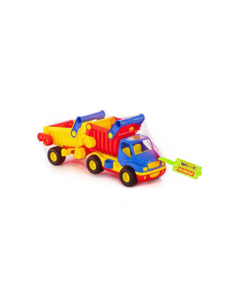 Basculanta cu remorca - ConsTruck, 50x14x19 cm, Wader,ROB-0360