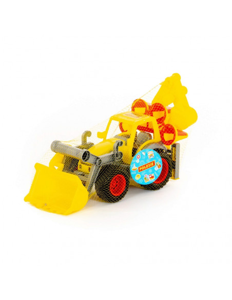Excavator cu incarcator - ConsTruck, 38x16x22 cm, Wader,ROB-0377