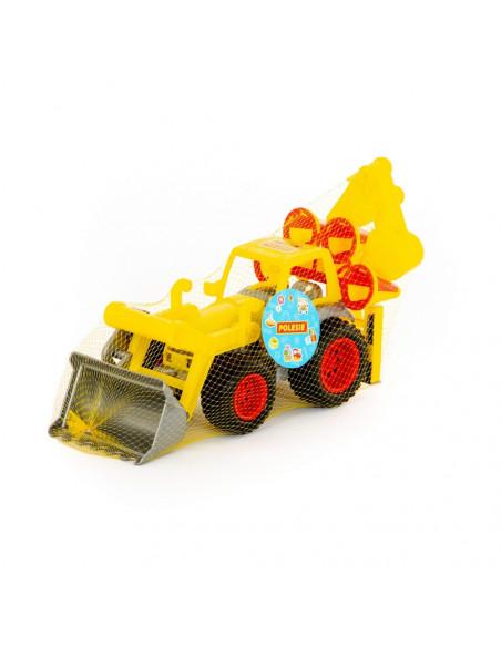 Excavator cu incarcator - ConsTruck, 38x16x22 cm, Wader,ROB-0377