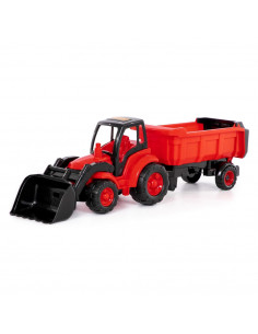 Tractor cu incarcator + remorca - Champion, 86x22x26 cm 2