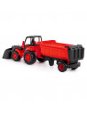 Tractor cu incarcator + remorca - Champion, 86x22x26 cm