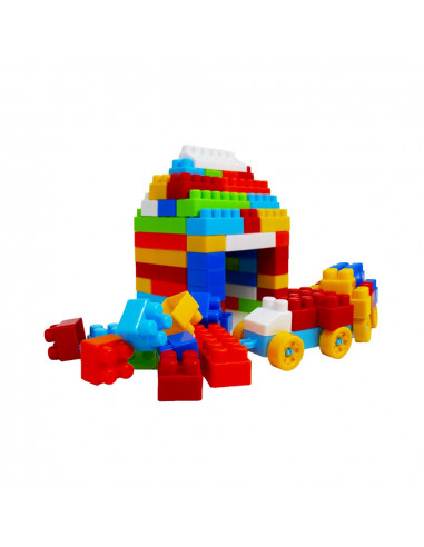 Cuburi constructii in rucsac, 320 piese/570g -