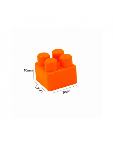 Cuburi constructii in rucsac, 320 piese/570g -