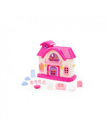 Casuta papusi - Fairy Tale + mobilier, 12 piese