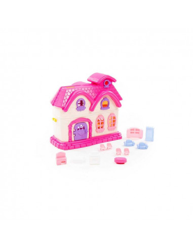 Casuta papusi - Fairy Tale + mobilier, 12 piese