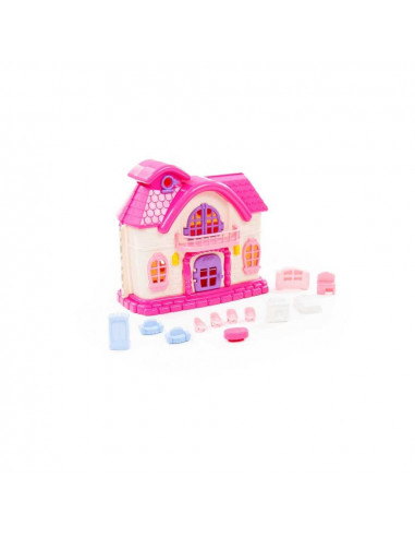 Casuta papusi - Fairy Tale + mobilier, 12 piese