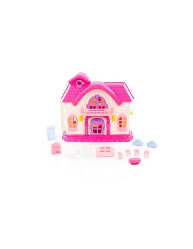 Casuta papusi - Fairy Tale + mobilier, 12 piese